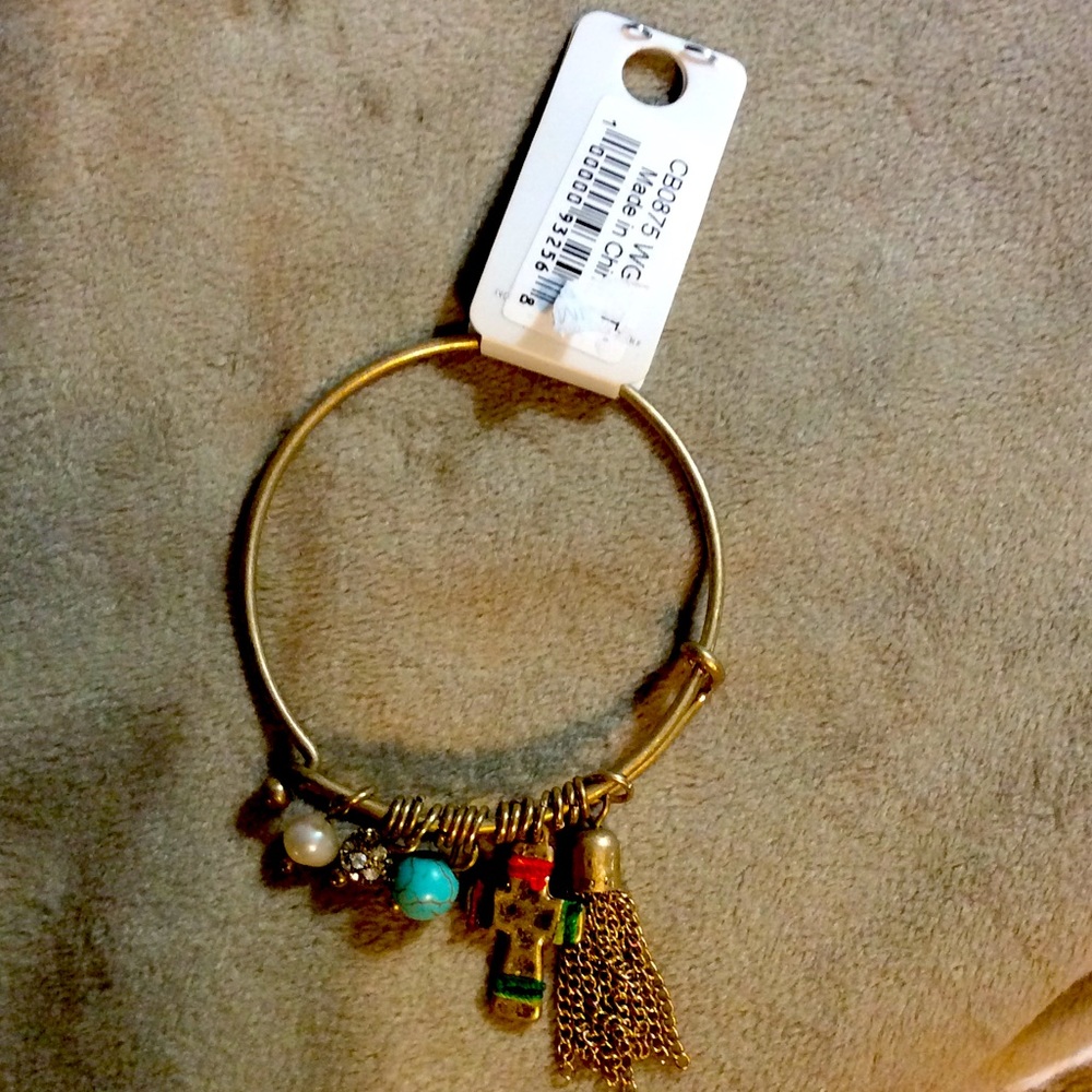 Crux charm bracelet NWT